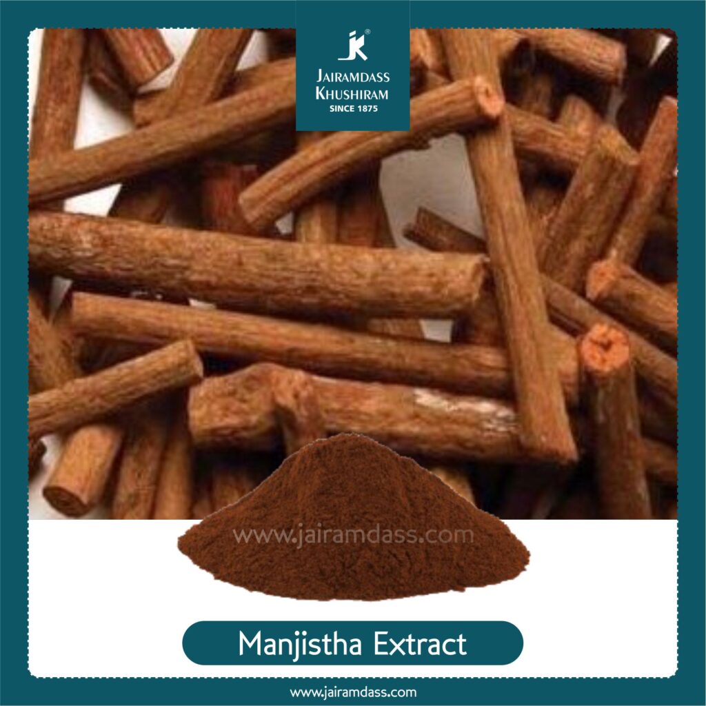 Manjistha Extract Rubia Cordifolia Indian Madder Herbal Extract