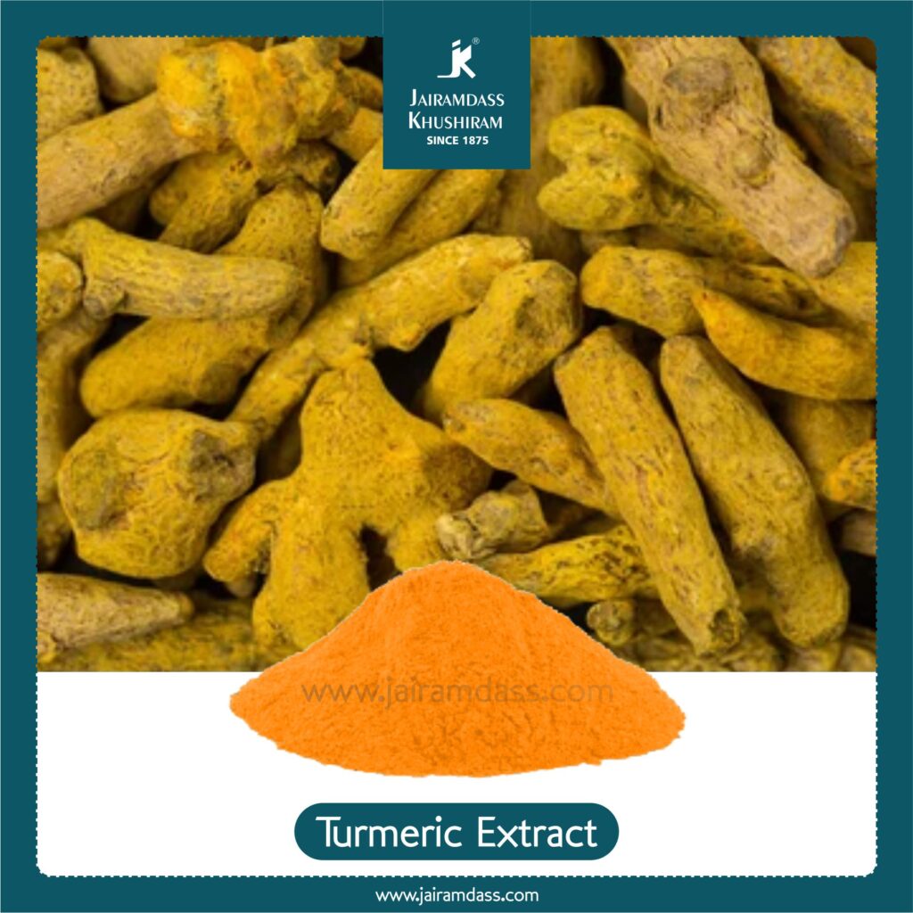 Turmeric Extract Curcuma Longa Herbal Extracts Jairamdass Khushiram